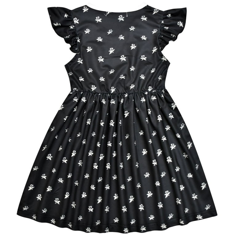 Ekezon Wednesday Addams Dress, Girls Kids Halloween Costume, Toddler Casual  Outfit, Ages 3-8 - Walmart.com