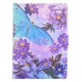 thumbnail image 6 of ELEHOLD Flip Leather Case for iPad 10th Generation 10.9" (2022) with Printed Pattern Card Slots Anti-Slip Strip Auto Wake/Sleep Kickstand Function Shockproof Folding Case,Butterfly, 6 of 6
