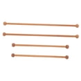 thumbnail image 5 of QIFULL Qifull Wooden Tapestry Rod Khaki for Tapestry Unique Design and Easy Install 4Pcs, 5 of 8