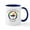 White/Navy Inside, variant on CafePress - Rainbow Chalice Mugs - 11 oz Ceramic Mug - Novelty Coffee Tea Cup