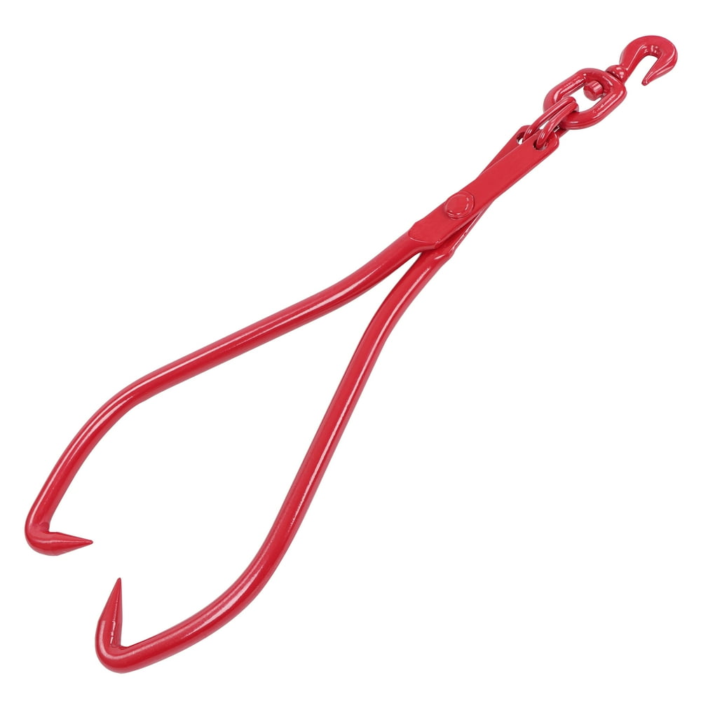 Felled Timber Claw Hook 32in Log Lifting Tongs Heavy Duty Grapple