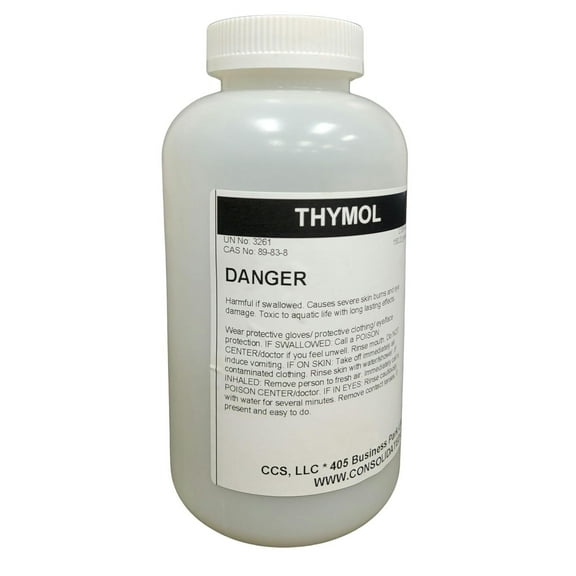 Thymol Crystals High Purity Aroma Compound 500G Bottle