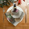 thumbnail image 2 of Qxltty Cute Corgi Napkins 20×20in Perfect for Parties Dinners Weddings Cocktail Housewarming Cloth Napkins Set of 6, 2 of 8