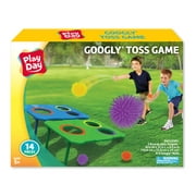 Play Day Googly Toss Game, Plastic, 8 Pieces = 2 Target Boards and 6 Googly Balls