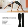 thumbnail image 3 of Chaussettes de Compression à Bout Ouvert, Chaussettes de Compression Sans Orteils Élastiques Respirantes Protectrices pour la Circulation Chaussettes de Compression Femmes pour 23 à 32Mmhg Légères Récupération Varices, 3 of 7