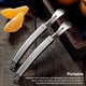 thumbnail image 4 of Peeler anaranjado 304 Acero inoxidable Reutilizable Cocina de la fruta Stripper Travel Lemon Abrebio Lavable Zester Removedor con gancho colgante Methold HA028559-00B, 4 of 7