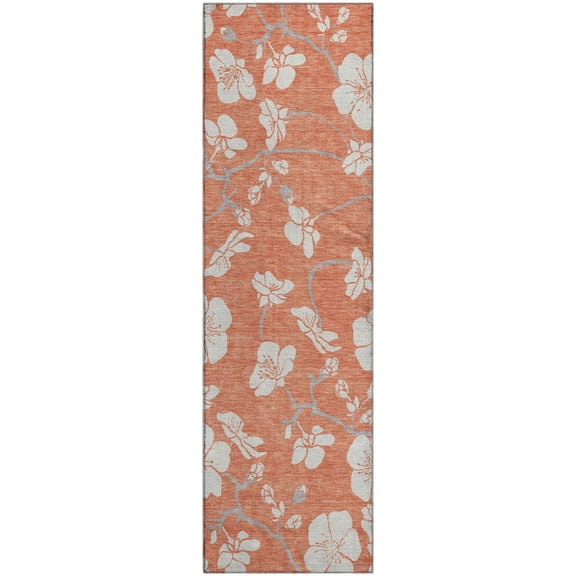 Dalyn Rugs Premium Machine Washable Mayfield AMF1032 Coral 2'3" x 7'6" Runner Rug