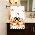 thumbnail image 4 of Fall Crop Pumpkins Kitchen Towels Set Cotton Terrycloth Decorative Kitchen Towels 16x28in Highly Absorbent Quick Dry Soft Lint Free for Kitchen Cleaning and Drying, 4 of 5