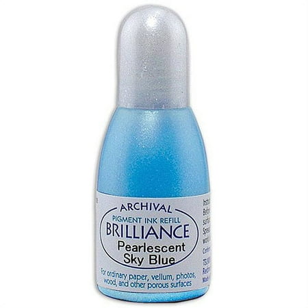 Tsukineko Brilliance Pearl Sky Blue Ink Refill