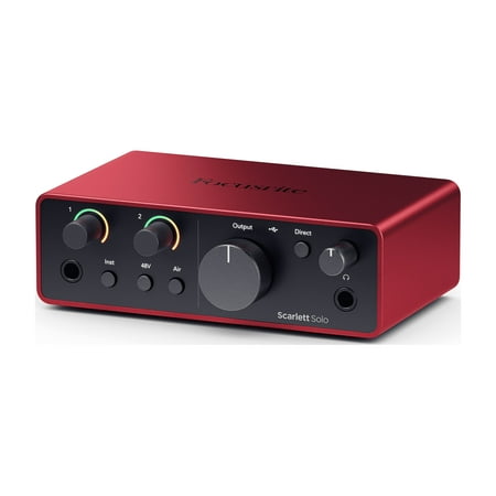 Focusrite - Scarlett Solo Studio 4th Generation Audio Interface - Red