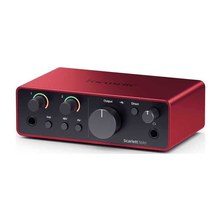 Focusrite Scarlett Solo Studio 4th Gen USB Audio Interface with