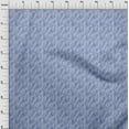 thumbnail image 4 of oneOone Cotton Cambric Dusty Blue Fabric Text Sewing Craft Projects Fabric Prints By Yard 56 Inch Wide, 4 of 5