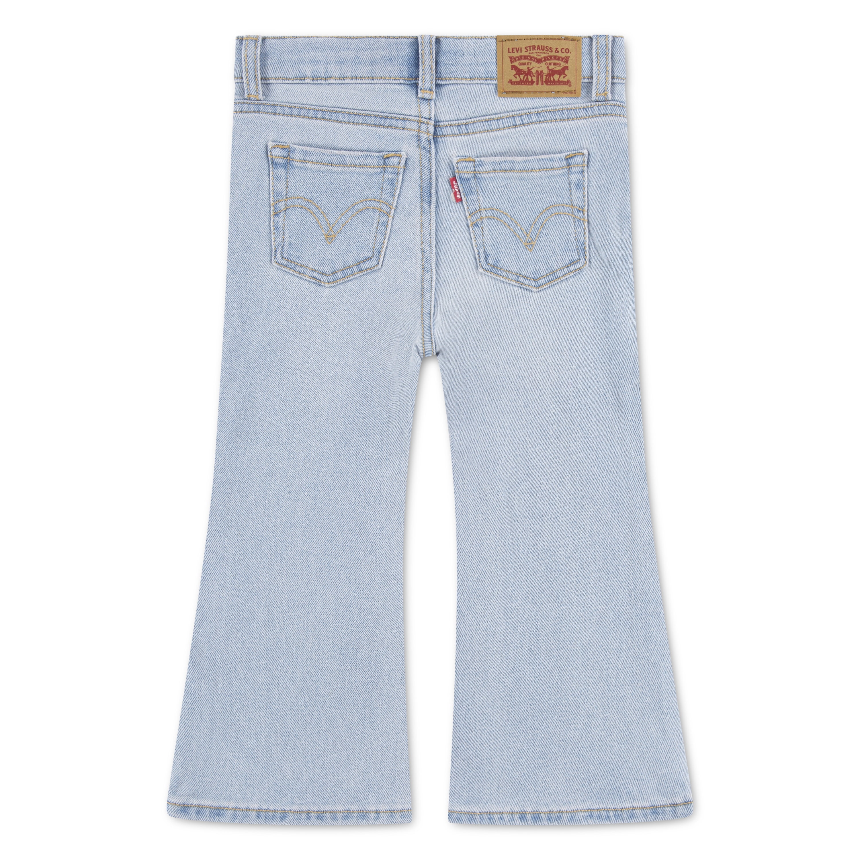Levi's Girls Toddler Baggy Flare Jean, Sizes 2T-4T