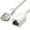White, variant on Yammee Highly Speed Cat6 Ethernet Extension Cable Adapter, RJ45 Male to Female Networking Cord 1000Mbps Speed Internet Cable