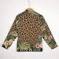 thumbnail image 6 of Leopard Zebra Floral Tropical Print Men's Stand Collar Sweater Long Sleeve Clothing Loose Fit Sports Sweater, 6 of 8