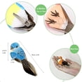 thumbnail image 3 of Ksopiavobs 12pcs Small Artificial Simulation Foam Feather Bird 3-Inch Realistic Sparrow Clip on Ornaments for Craft Project Christmas Tree Decoration Seasonal Display, 3 of 6