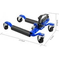 thumbnail image 5 of 2 Pcs Hydraulic Car Wheel Dolly Jack, 1500LBS Heavy Duty Rollers with Foot Pedal for Truck RV Trailer Auto Tire Repair Moving, 5 of 7