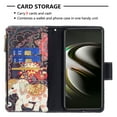 thumbnail image 4 of Allytech Galaxy S22 Ultra Case with 9 Card Holders, PU Leather Folio Flip Kickstand Magnetic Snap Detachable Wrist Strap Anti-Scratch Case for Samsung Galaxy S22 Ultra 6.8" 5G 2022, Mandala Elephant, 4 of 5