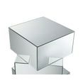 thumbnail image 4 of ACME Meria 20" Square Mirrored End Table, 4 of 5