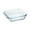 Clear, variant on Borosilicate Glass Casserole Dish Small Square Baking Pan 0.8L for Air Fryer Oven Microwave Oven Dishwasher Safe