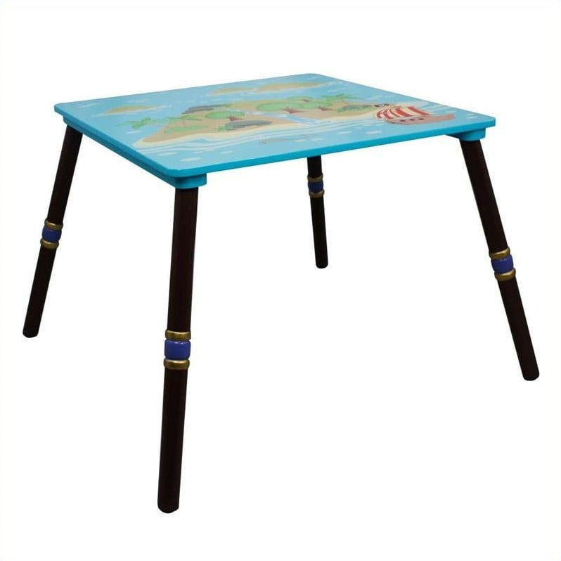 Kids' Table with 2 Chairs Blue Pirates 