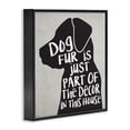 thumbnail image 3 of Stupell Industries Dog Fur Décor Phrase Humor Black Lab Family Pet Framed Wall Art Design by Gigi Louise, 12" x 12", Black Framed, 3 of 5
