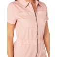 thumbnail image 4 of Celebrity Pink Juniors Short Sleeve Zip Front Boilersuit, Sizes XXS-XXXL, 4 of 4