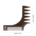 thumbnail image 1 of Beard Shaping Template Comb,2pcs Professional Beard Shaping Beard Trimming Guide Beard Styling Comb Leading Edge Technology, 1 of 7
