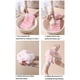thumbnail image 5 of Guardurnaity Toalla de ducha exfoliante de poliéster de 4 piezas, suave y elástica, con cepillo de doble cara para la espalda, para la ducha, se Cuerpo del baño, 5 of 6
