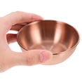 thumbnail image 3 of Plato de salsa de acero inoxidable, recipiente pequeño para salsas, recipiente de metal para salsa de soja, vinagre y salsas, 3 of 8