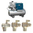thumbnail image 2 of Compressor 3-port Valve Connector Tool 3 Way Metal Valves, 2 of 5