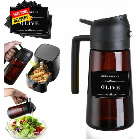 Kitchen Upgraded Made Oil Sprayer For Cooking 2 In 1 Spray And Pour Olive Oil