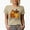 Tan, variant on Grateful, Thankful, Blessed with Cross & Pumpkins, Thanksgiving Day Art Merch Gift, Baby Blue T-Shirt, Small