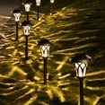 thumbnail image 5 of FKHouse Solar Pathway Lights, 6-Pack Metal Automatic Yard Lights for Garden, Patio, Walkway, 5 of 8