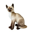 thumbnail image 2 of TISHITA Jouet pour Chat Décoration Maison Réaliste Poupée Chat pour Adolescents Chat Siamois 25cm, 2 of 5