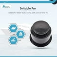 thumbnail image 6 of MARINE CITY Black Plastic Cup Drink Holder with Center-Drain Hole 4pcs, 6 of 7