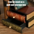 thumbnail image 6 of Virelaxpo Bookend Organizer Set - Wooden Fake Book Decor for Shelf, Vintage Style Simulation Book Box, Creative Storage Solution for Home Office, 6 of 6