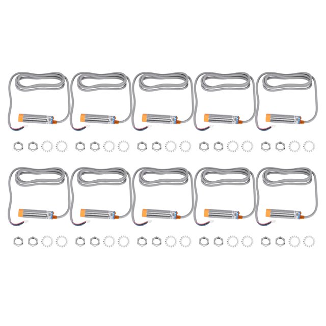 10X LJ18A3-8-Z/BX 8mm Interruptor NPN NO de Proximidad Inductiva Sensor de Aproximacion DC 6-36V