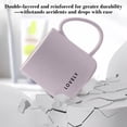 thumbnail image 6 of Dongrere Plastic Coffee Mug, Solid Color Tea Cup with Handle, Simple Drinkware Cup for Home, Office and Cafe Use, 3.3x3.6 Inch, Purple, 6 of 6