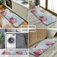 thumbnail image 6 of Pioneer Flower Floral Print Pattern Kitchen Rug Mat,Kitchen Runner Rugs Non Skid Washable,Decorative Kitchen Floor Mats for Kitchen,Sink,Laundry,17"x47.2", 6 of 7