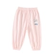 thumbnail image 1 of Odeerbi 0-5 Años Niños Niñas Algodón Lino Bloomers Verano Impresión Lindo Jogger Pantalones Casual Transpirable Linterna Pantalones Haren Pantalones, 1 of 9