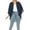 Navy, variant on MOA Collection Women's Plus Size Casual Cardigan Loose Fit Soft Draped Kimono Sleeve