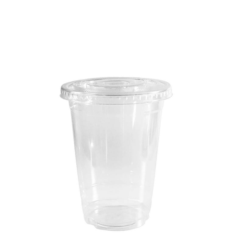 [300 Count] 20 oz Clear Plastic Disposable Pet Cups | Crystal Clear Pet Cup | Cold Smoothie | Iced Coffee Go Cups | Ideal for Coffee, Parfait, Juice