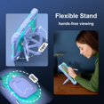 thumbnail image 6 of Case For iPad mini 6 (2021)/mini 7 (2024) Multi-functional With 360 Rotating Stand and Shoulder Strap, 6 of 8