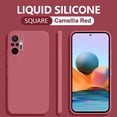 thumbnail image 1 of Funda de silicona líquida para teléfono Xiaomi Redmi Note 11 10 9 8 Pro Max 11S 10S 9S 9T 9A Mi 12 11 10T 11T Pro Poco X3 F3 M4 Pro Fivean unisex, 1 of 2