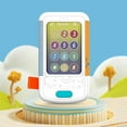 thumbnail image 4 of Loespoir Kids Slide Touch Learning Phone Toy, Educational Babies Phone, Music Lights Story Toy, Realistic Touch Screen, Sensory Play, Gift Idea(White), 4 of 6