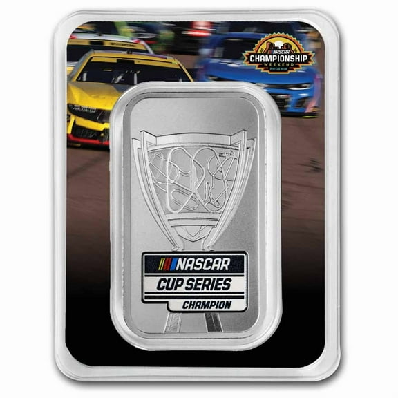 1 oz Ag Bar - NASCAR Cup Series Championship in Lenticular TEP