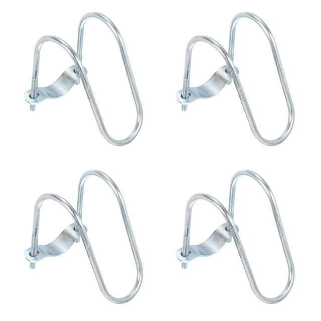 Unique Bargains Cross-Connector Vertical Pipe Clip, 4 Pack Fit 2'(50mm), 2-3/8'(60mm) Crossover Buckle