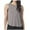 Gray, variant on AherBiu Gym Tops for Women Cutout Hollow Back Lightweight Cropped Yoga Tank Top Lightweight Tee Shirts Activewear