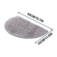 thumbnail image 2 of TACILIP Floor Mats, Half Round Carpet Water Absorbing Foot Mat Bathroom Entrance Floor Mat Bedroom Toilet Bathroom Non Slip Mat Household 40x60cm, Home Decor, 2 of 6